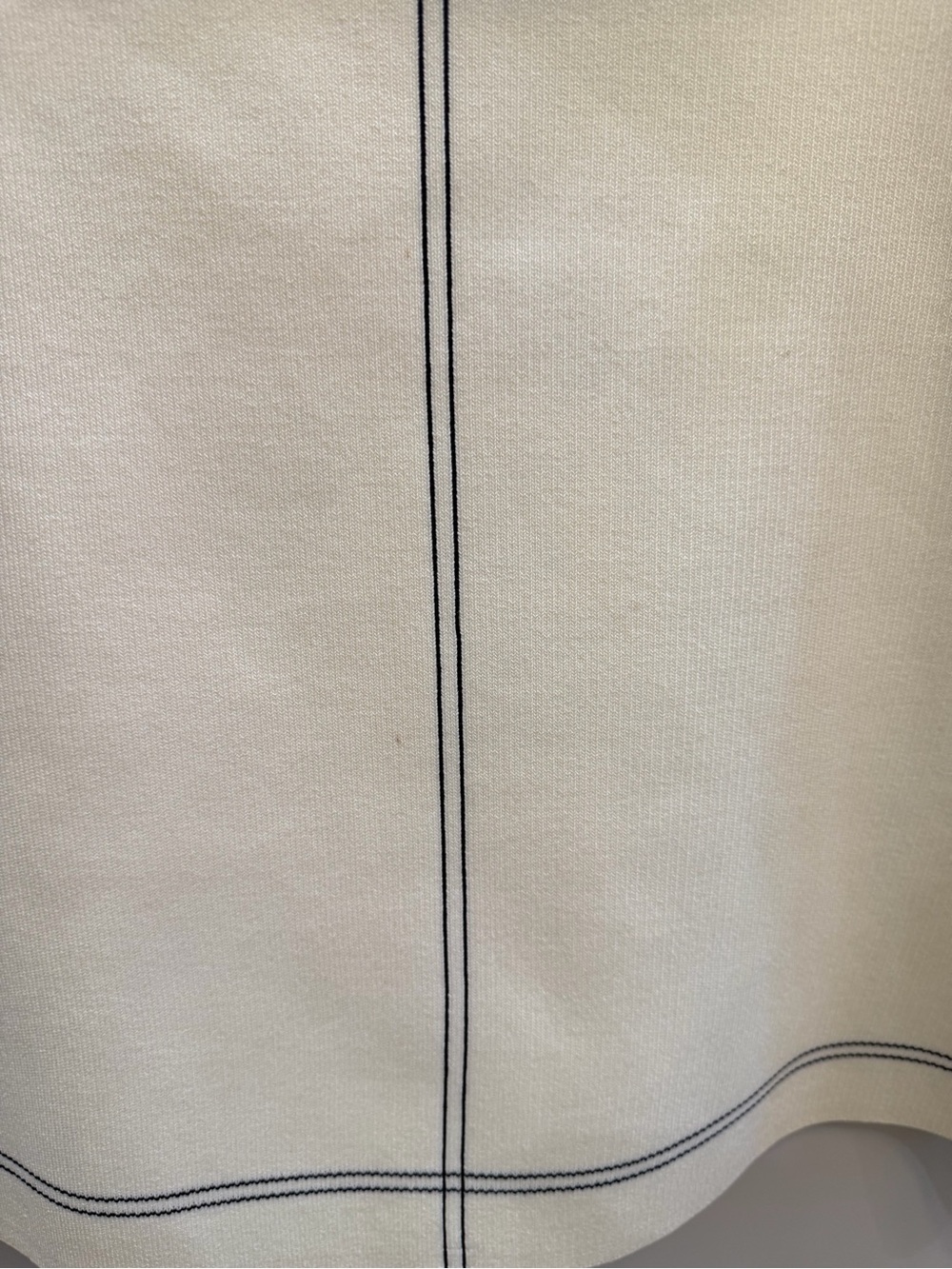Zara Cream Knit Set with Black Pinstripe Detail - Picture 4 of 7